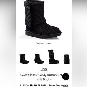 UGG Classic Cardy Button Boots